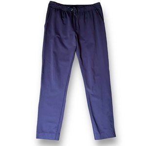 Lululemon Womens On The Fly Pant Sz 6 Navy Blue Drawstring Athleisure Ankle Fit